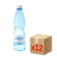 Вода Ульянка минеральная негазированная, 500мл x 12 шт