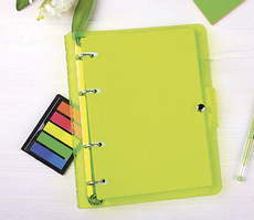 Тетрадь Infolio А5 на кольцах neon 120 листов