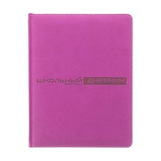 ДневникАльт Velvet ярко-розовый 1-11 класс искусственная кожа 70гр/м2, ляссе, сшивка, 48 листов