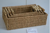 Корзина плетеная Tray прямоугольная M, 32 х 22 х 12см