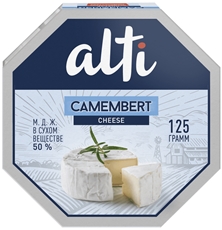 Сыр Alti Camembert мягкий 50%, 125г