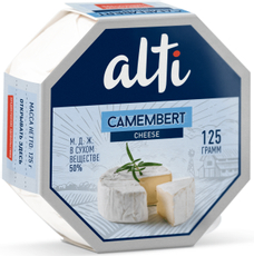 Сыр Alti Camembert мягкий 50%, 125г