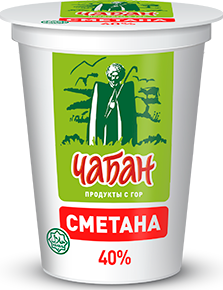 Сметана Чабан 40%, 400г