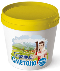 Продукт сметанный Горянка ГОСТ 25%, 700г