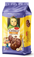 Печенье Красный Октябрь Аленка с шоколадом и орехами, 138г