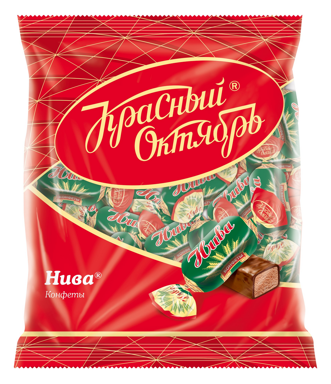 Конфеты Красный Октябрь Нива, 250г