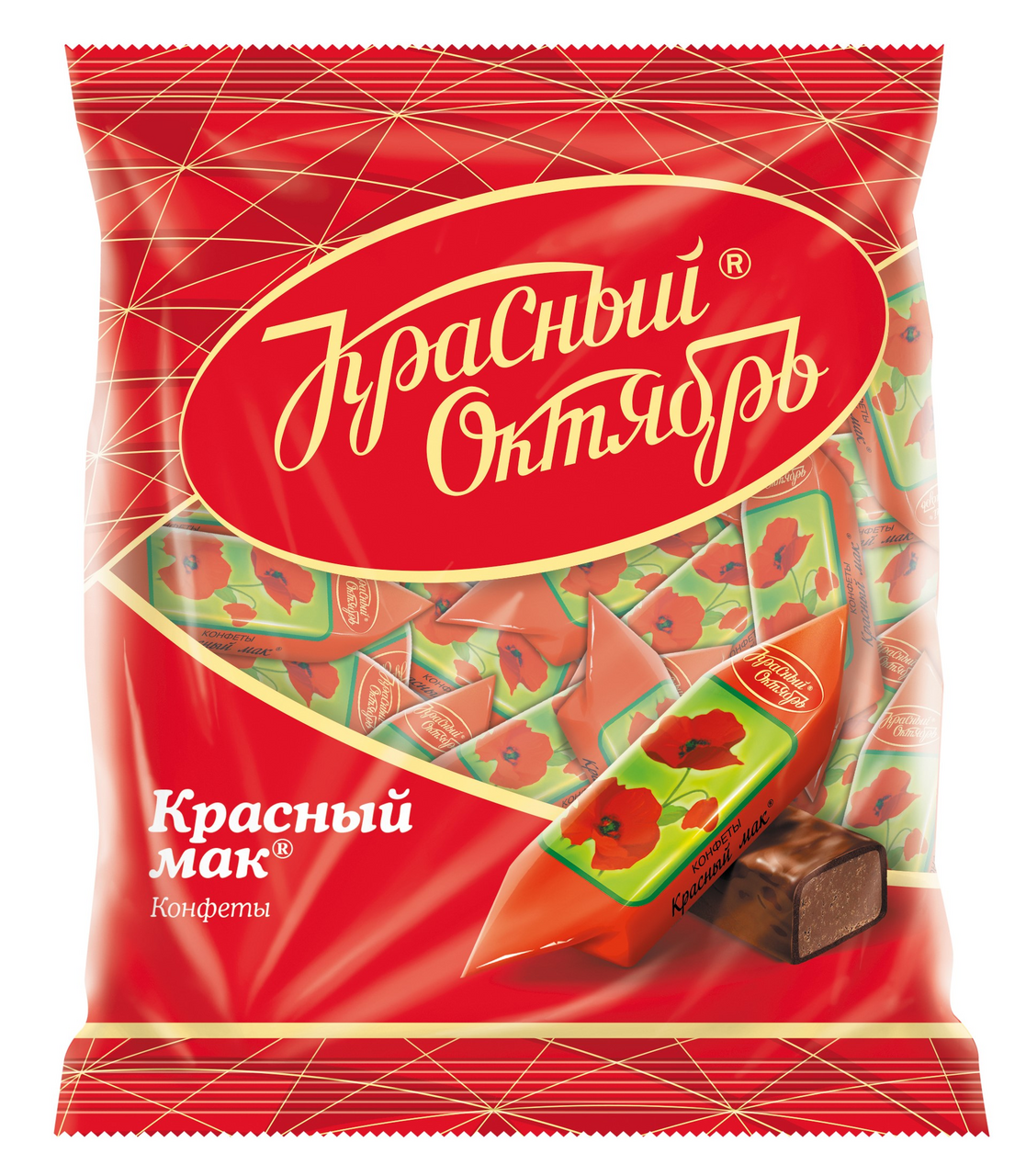 Конфеты Красный Октябрь Красный мак, 250г