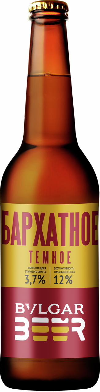 Пиво Булгарпиво Бархатное темное, 0.45л