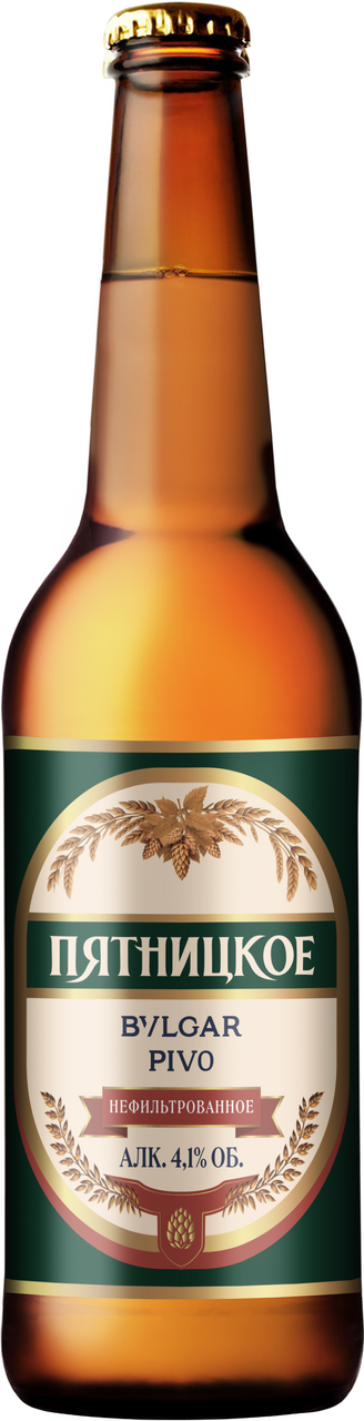 Пиво Булгарпиво Пятницкое светлое, 0.45л