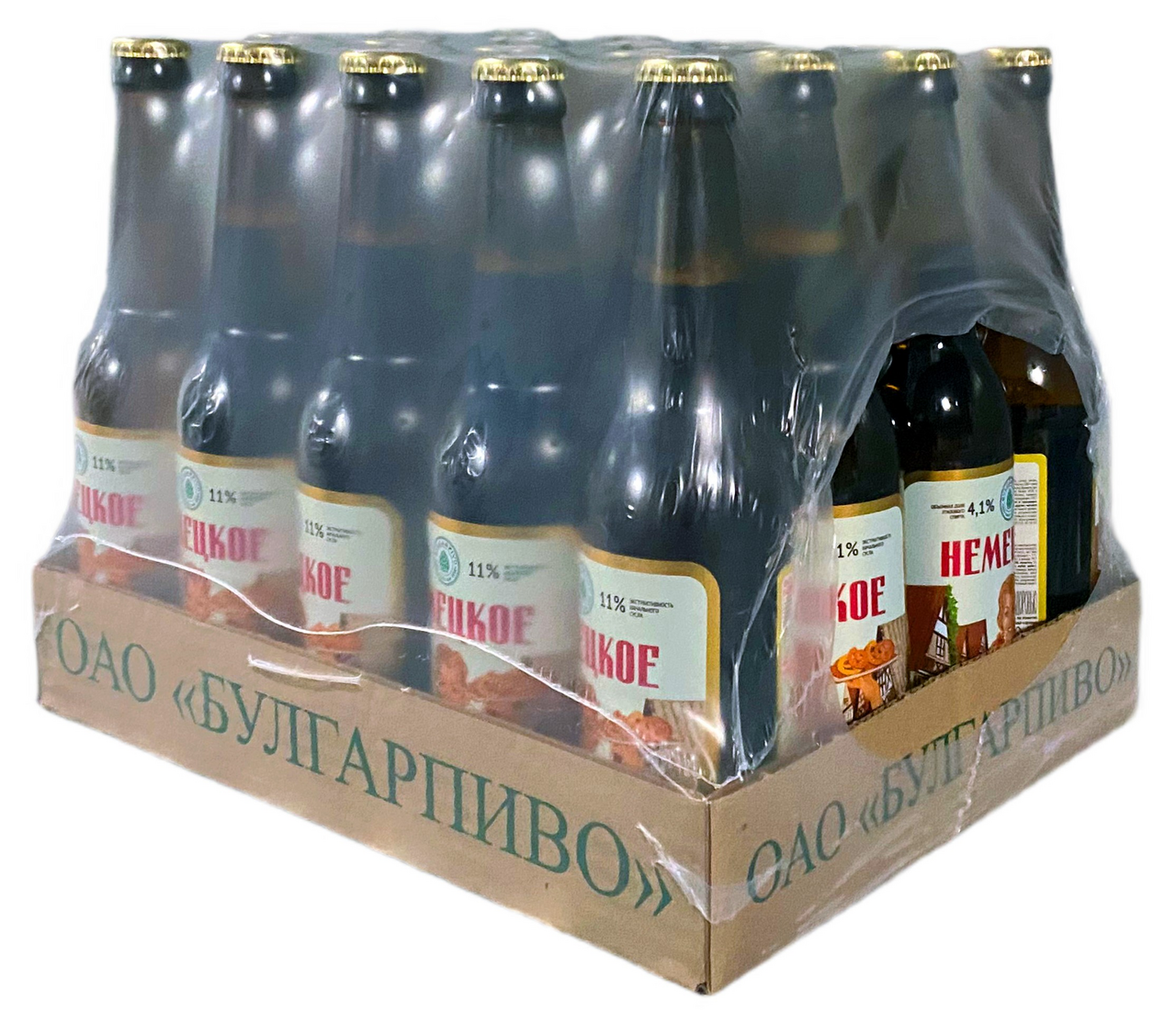 Пиво Булгарпиво Немецкое светлое, 0.45л x 20 шт