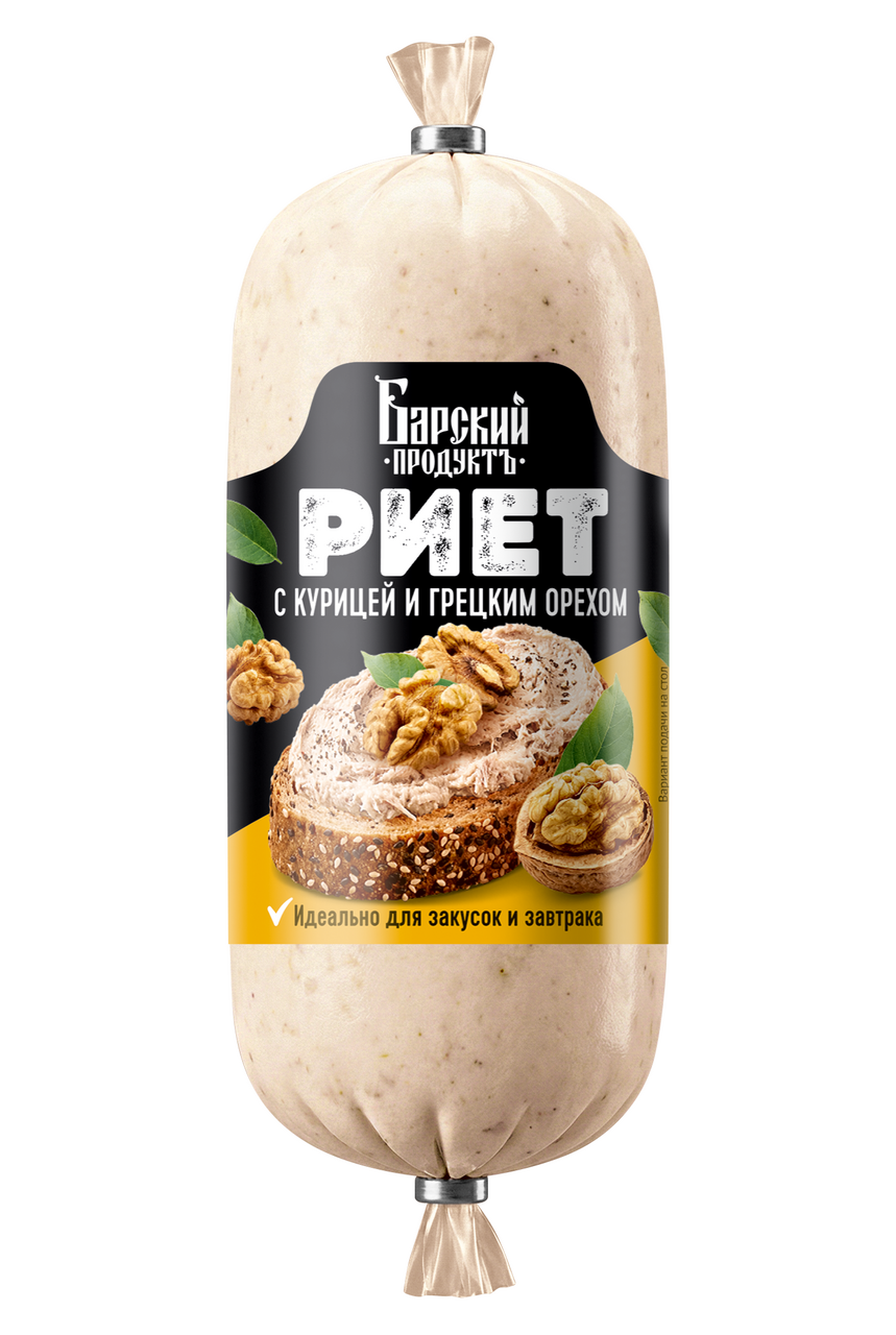 Риет Барский продукт с курицей и грецким орехом, 200г