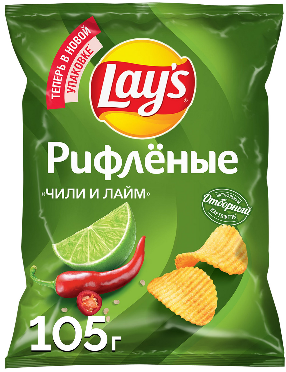 Чипсы Lay's лайм чили, 105г