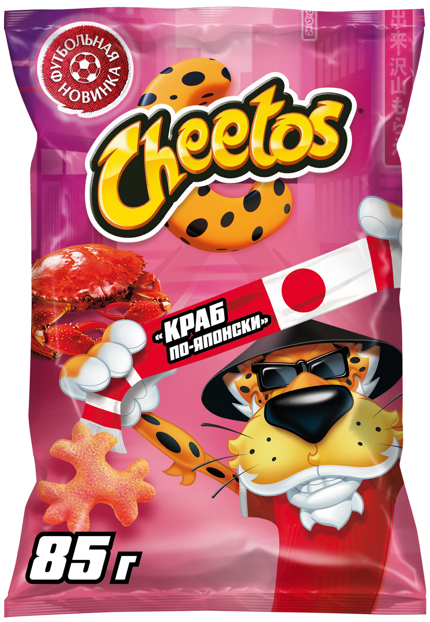 Снеки кукурузные Cheetos краб по-японски, 85г