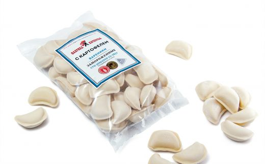 Вареники Фабрика качества с картофелем, 900г