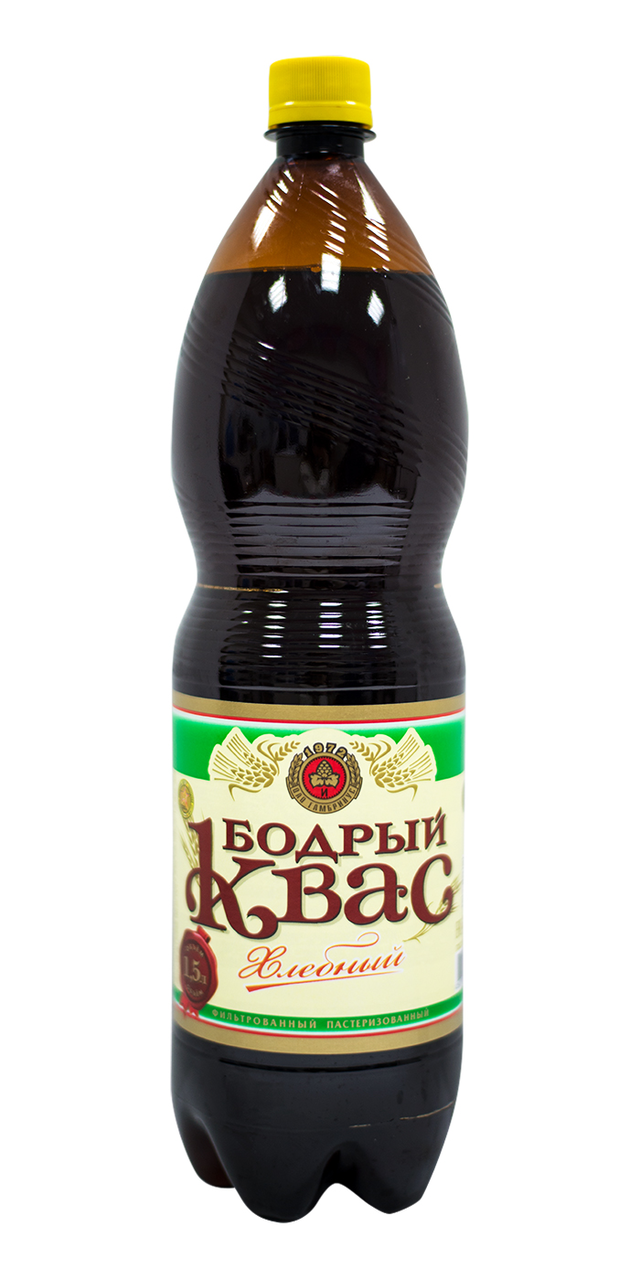 Квас Бодрый Хлебный, 1.5л