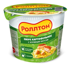 Пюре картофельное Роллтон с куриным вкусом, 40г