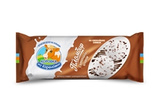Мороженое Коровка из Кореновки Пломбир полено с шоколадной стружкой, 400г