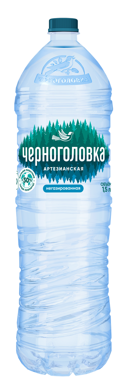 Изображение товара Вода детская Черноголовка питьевая негазированная, 1.5л