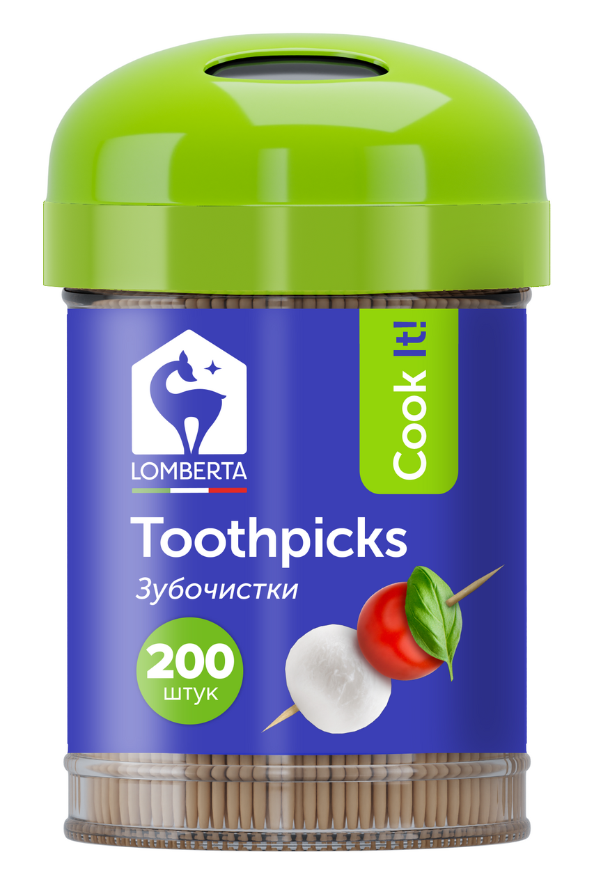 Изображение товара Зубочистки Lomberta деревянные, 200шт