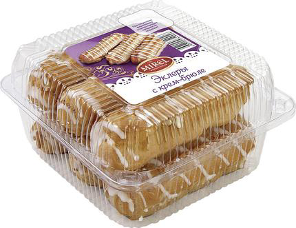 Эклеры Mirel со сгущенным молоком, 210г купить с доставкой на дом, цены ...