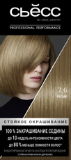 Крем-краска для волос Сьёсс Color 7-6 Русый, 50мл