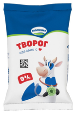 Творог Молком 9%, 180г