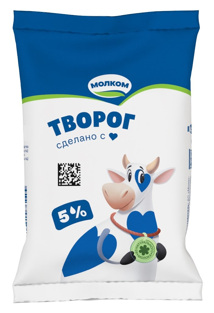 Творог Молком 5%, 180г
