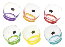 Набор стаканов для виски Crystal Bohemia Crazy, 390мл х 6шт