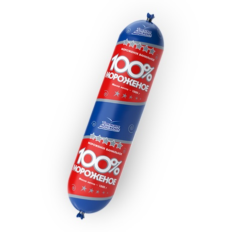 Мороженое пломбир Крымское мороженое Ванильное, 1кг