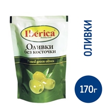 Оливки Iberica без косточки в мягкой упаковке, 170г
