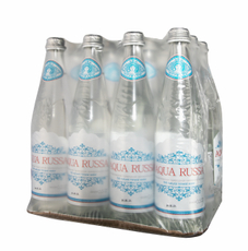 Вода Aqua Russa минеральная питьевая столовая негазированная, 500мл x 12 шт