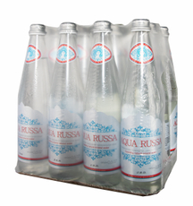 Вода Aqua Russa минеральная питьевая столовая газированная, 500мл x 12 шт