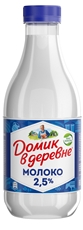 Молоко Домик в деревне пастеризованное 2.5%, 930мл
