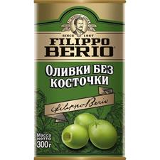 Оливки FILIPPO BERIO без косточки, 300 г
