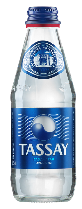 Вода Tassay питьевая газированная, 250мл