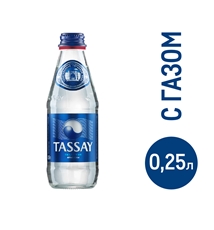 Вода Tassay питьевая газированная, 250мл