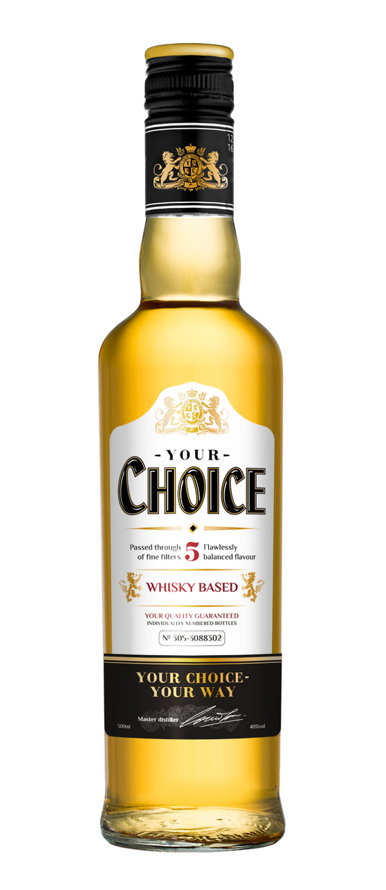 Изображение товара Your Choice 5 лет Виски с выдержкой 5 лет 0.5л Россия