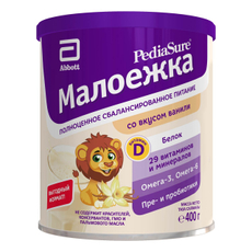 Смесь детская PediaSure Малоежка Ваниль с 12 месяцев, 400г