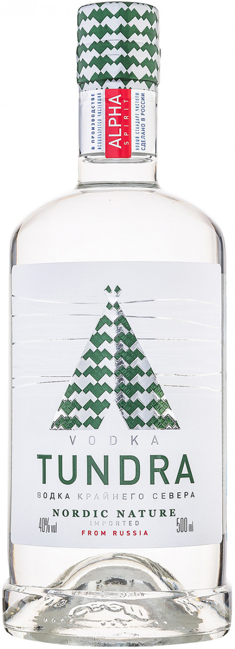 Водка Tundra Nordic Nature, 0.5л