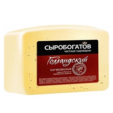 Сыр Сыробогатов Голландский полутвердый кусок 45%, 400г