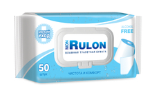 Влажная туалетная бумага Mon Rulon, 50 листов