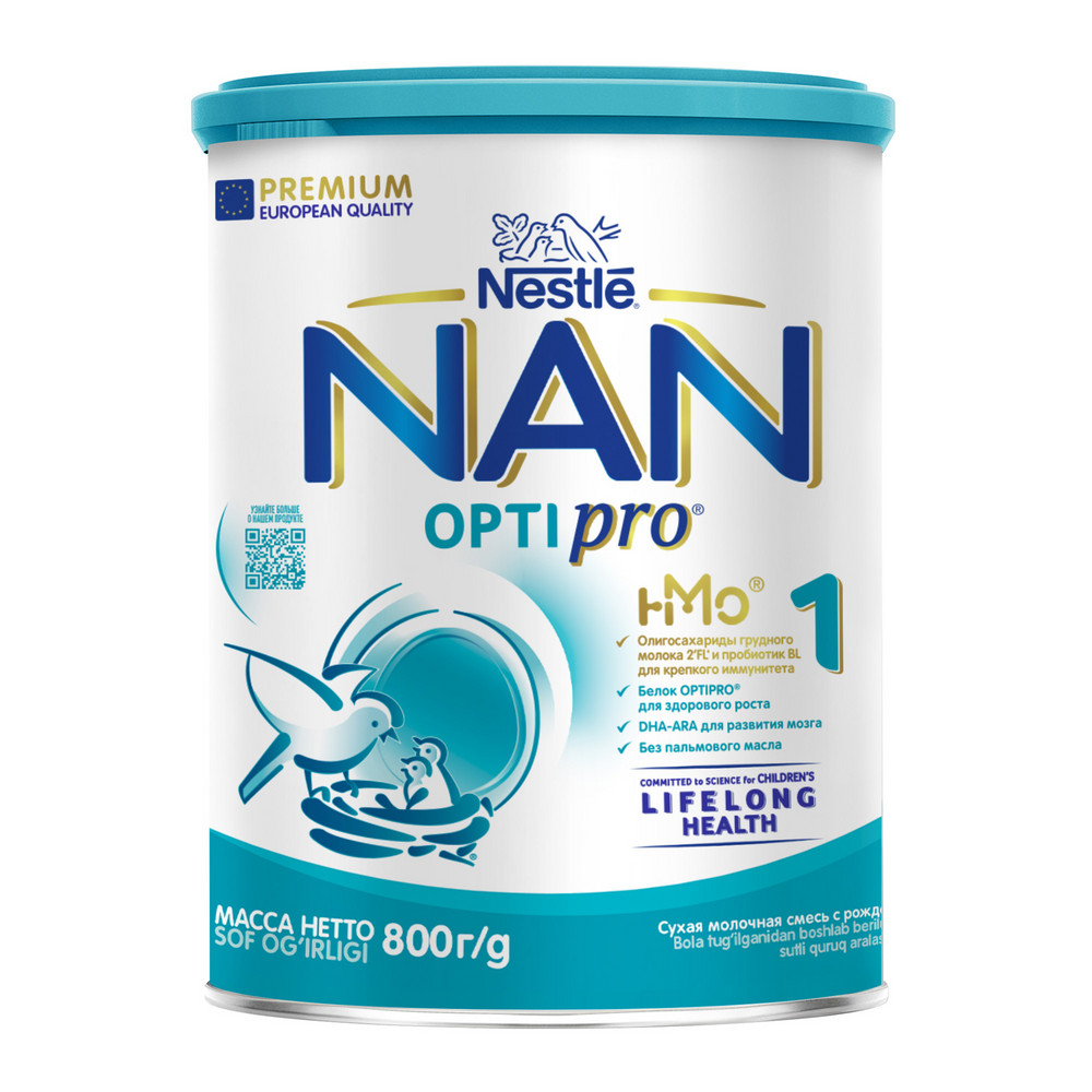 Изображение товара Смесь молочная детская NAN 1 Optipro с рождения, 800г