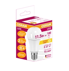 Лампа светодиодная Osram A100 E27 10.5-11.5Вт теплый свет