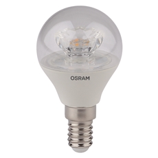 Лампа светодиодная Osram P40 E14 5.4Вт прозрачная теплый свет