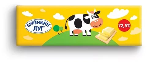 Масло растительно-сливочное Буренкин луг 72.5%, 400г