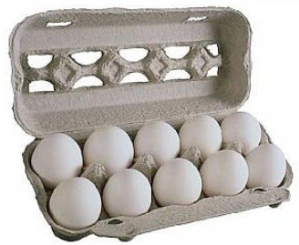 Яйцо куриное Птичница отличница йодированное С1, 10шт