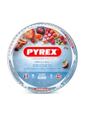 Форма для пирога Pyrex Classic с фигурным краем стекло, 27см