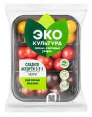 Томаты черри ЭКО-культура Сладкое ассорти 3в1, 350г