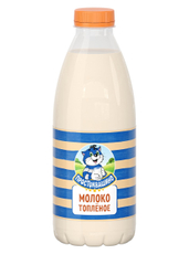 Молоко Простоквашино топленое пастеризованное 3.2%, 930мл