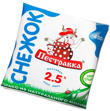 Снежок Пестравка 2.5%, 450г